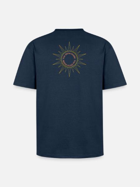 Sunshine - Heavyweight Unisex T-Shirt HAMMER by Gildan - blue dusk