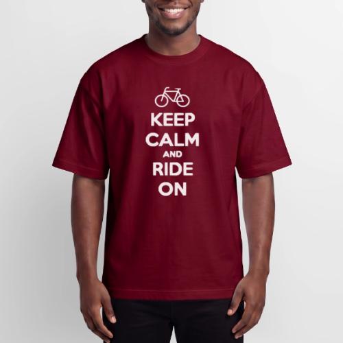keep_calm_and_ride_on - Heavyweight Unisex T-Shirt HAMMER by Gildan