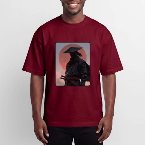 Ninja Warrior Under the Red Sun - Heavyweight Unisex T-Shirt HAMMER by Gildan