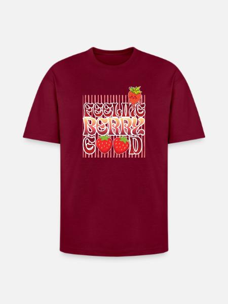 Feeling Berry Good - Heavyweight Unisex T-Shirt HAMMER by Gildan - Garnet