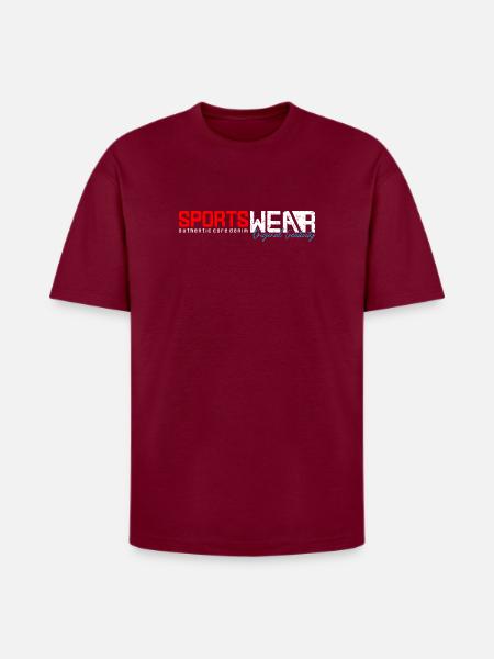 Sports wear - Heavyweight Unisex T-Shirt HAMMER by Gildan - Garnet