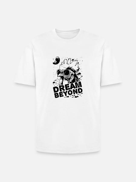Noir Glyphs Nightscape - Heavyweight Unisex T-Shirt HAMMER by Gildan - white