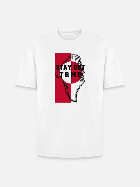 Greenland red white - Heavyweight Unisex T-Shirt HAMMER by Gildan - white