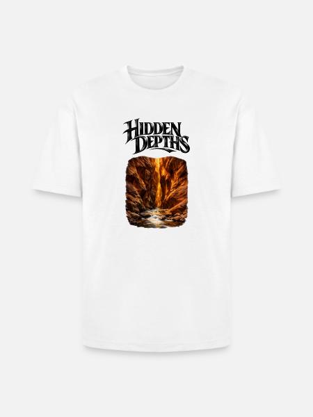 Hidden Depths Canyon Glow - Heavyweight Unisex T-Shirt HAMMER by Gildan - white