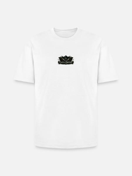 Lovely Grizzly Twitch Logo - Heavyweight Unisex T-Shirt HAMMER by Gildan - white