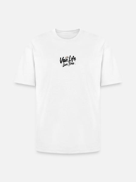 Van Life - Nocturnal Silhouette Sunburst - Heavyweight Unisex T-Shirt HAMMER by Gildan - white