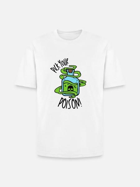 Pick Your Poison! - Heavyweight Unisex T-Shirt HAMMER by Gildan - white