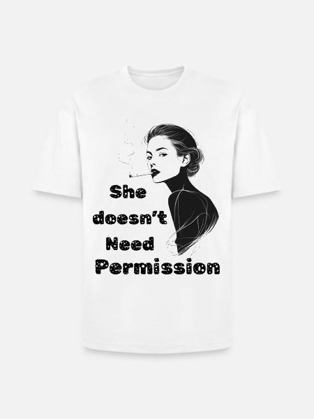 Noir Silhouette Smoking - Heavyweight Unisex T-Shirt HAMMER by Gildan - white