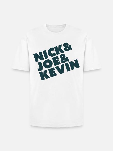 Nick & Joe & Kevin - Heavyweight Unisex T-Shirt HAMMER by Gildan - white