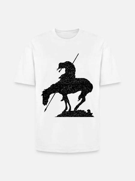 The horseman trail end  - Heavyweight Unisex T-Shirt HAMMER by Gildan - white