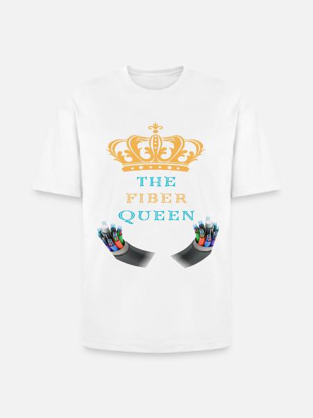 The_Fiber_Queen_-sized - Heavyweight Unisex T-Shirt HAMMER by Gildan - white