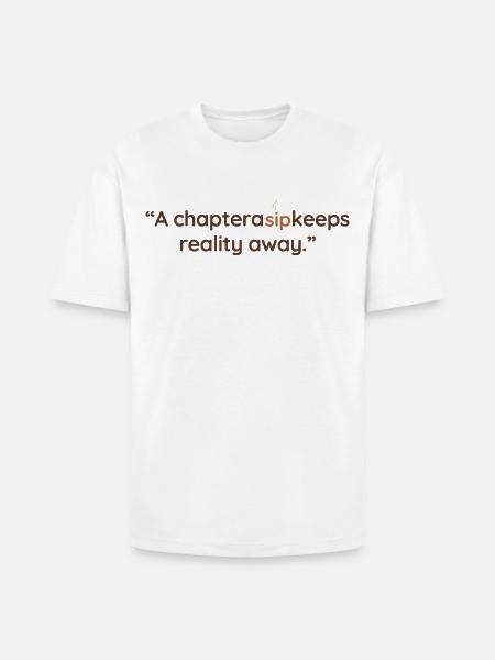 Chapter & Sip Escape - Heavyweight Unisex T-Shirt HAMMER by Gildan - white