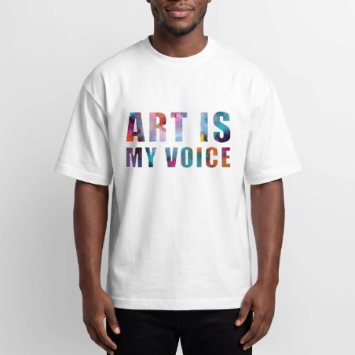 Art Is My Voice - Heavyweight Unisex T-Shirt HAMMER by Gildan