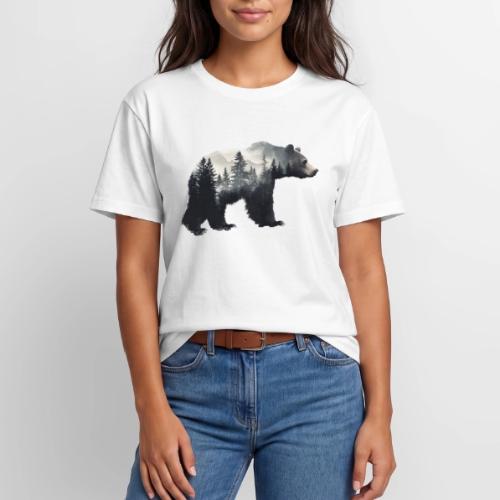 Forest Within the Bear - Heavyweight Unisex T-Shirt HAMMER by Gildan