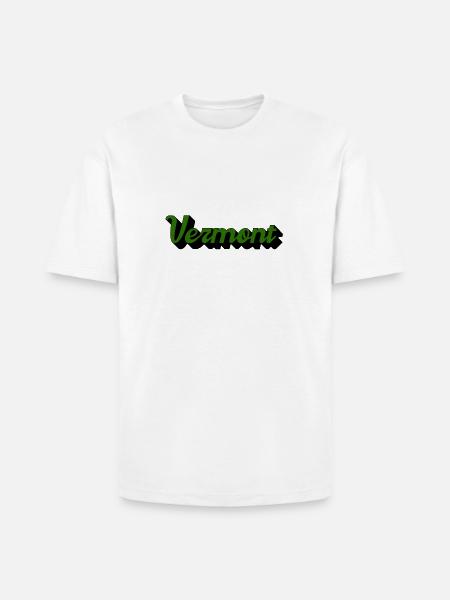 Green Vermont - Heavyweight Unisex T-Shirt HAMMER by Gildan - white
