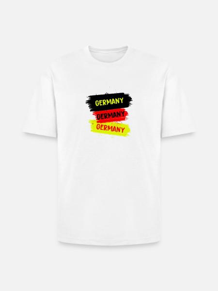 Germany Design - Heavyweight Unisex T-Shirt HAMMER by Gildan - white