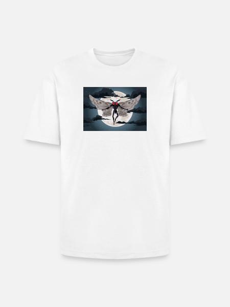 the mothman - Heavyweight Unisex T-Shirt HAMMER by Gildan - white