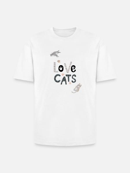 cat lovers - Heavyweight Unisex T-Shirt HAMMER by Gildan - white