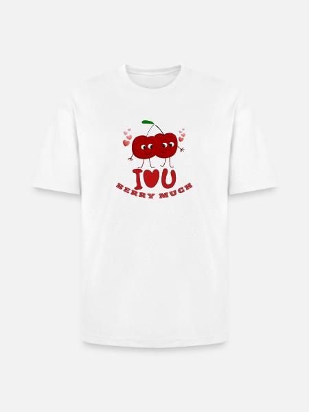 Berry Love Duo - Heavyweight Unisex T-Shirt HAMMER by Gildan - white
