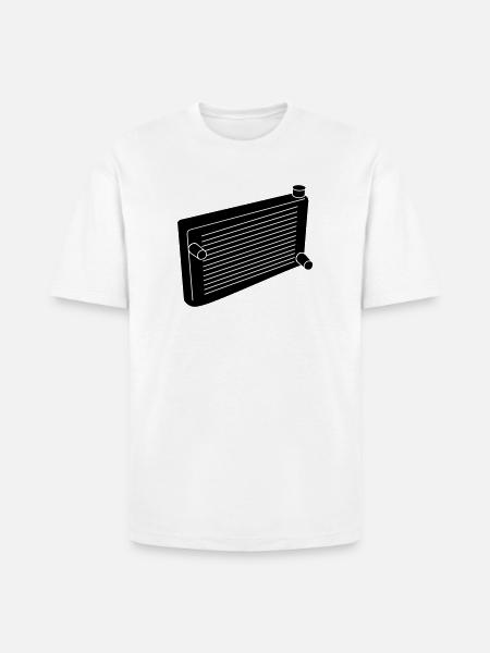 Engine radiator - Heavyweight Unisex T-Shirt HAMMER by Gildan - white