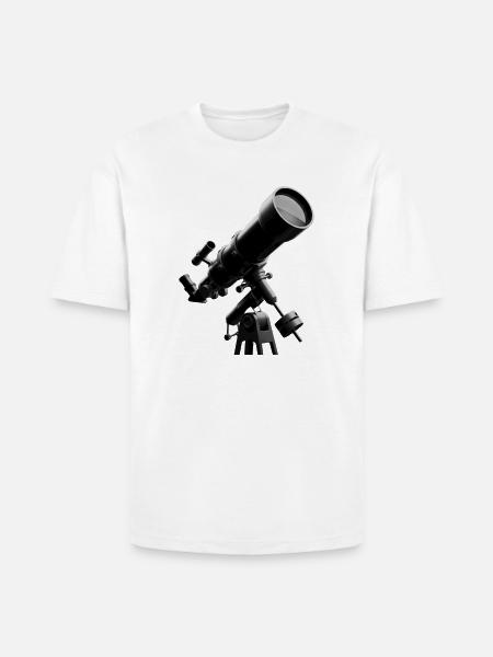 Skywatch Telescope Art - Heavyweight Unisex T-Shirt HAMMER by Gildan - white