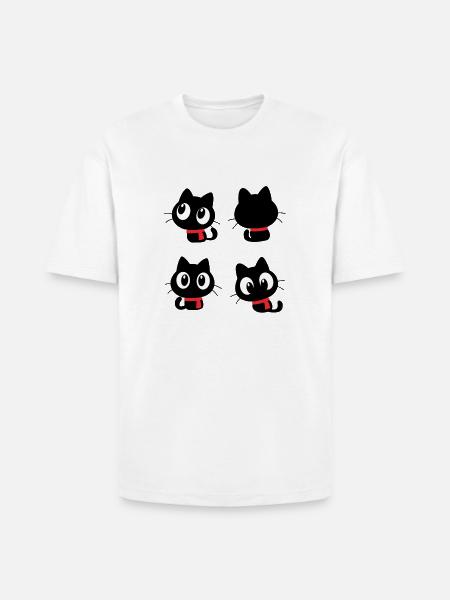 Noir Eyes Quartet - Heavyweight Unisex T-Shirt HAMMER by Gildan - white