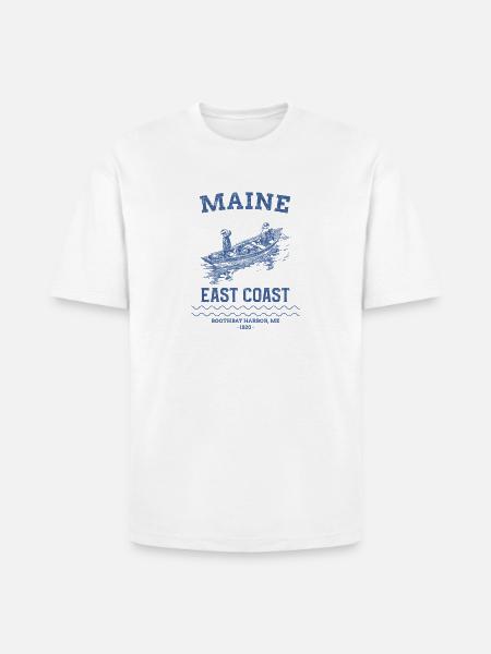 east_coast_boothbay - Heavyweight Unisex T-Shirt HAMMER by Gildan - white