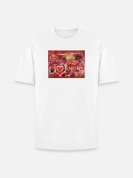 Connected Alone - Heavyweight Unisex T-Shirt HAMMER by Gildan - white