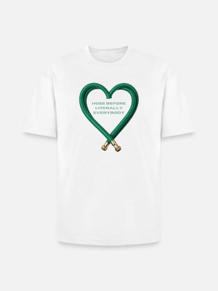 Hose Heart Humor - Heavyweight Unisex T-Shirt HAMMER by Gildan - white