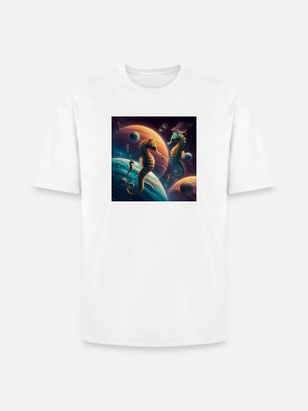 Space Herd - Heavyweight Unisex T-Shirt HAMMER by Gildan - white
