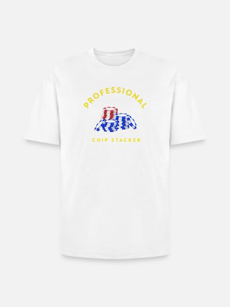 Professional_Chip_Stacker - Heavyweight Unisex T-Shirt HAMMER by Gildan - white