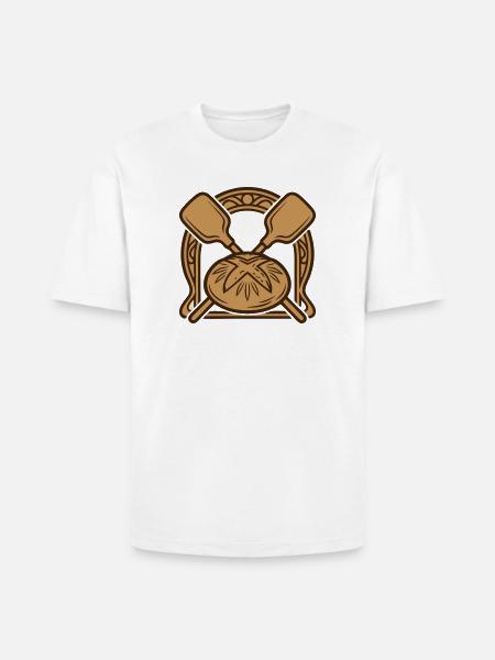 Bakers Peel Bread Crest - Heavyweight Unisex T-Shirt HAMMER by Gildan - white