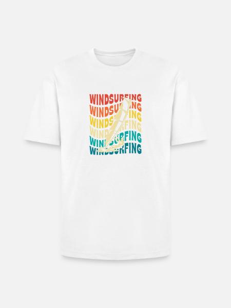 Windsurf Water Sports Windsurfing - Heavyweight Unisex T-Shirt HAMMER by Gildan - white