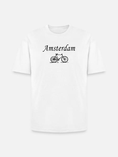 Amsterdam - Heavyweight Unisex T-Shirt HAMMER by Gildan - white