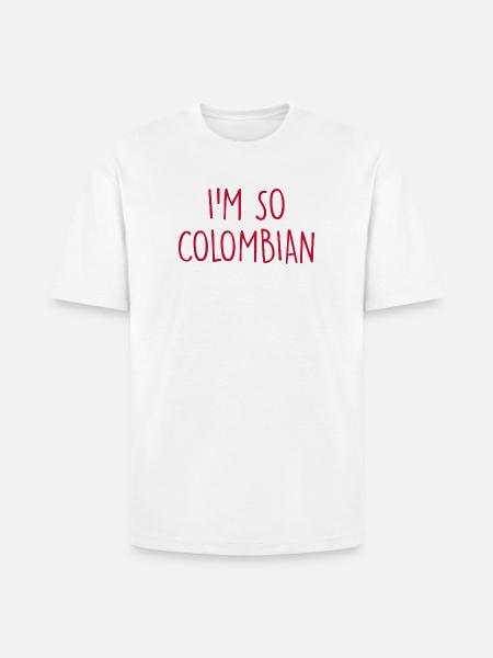 I'm so Colombian Colombia - Heavyweight Unisex T-Shirt HAMMER by Gildan - white