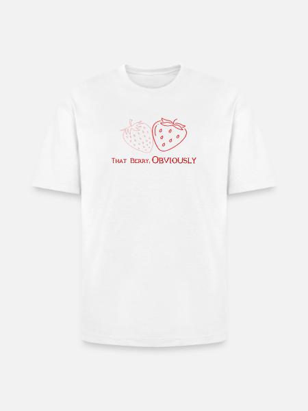 That Berry Strawberry Bestie Design2 - Heavyweight Unisex T-Shirt HAMMER by Gildan - white
