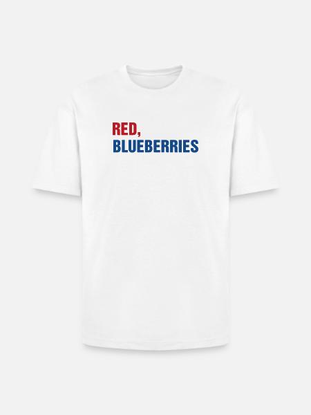 Red White Blueberries - Heavyweight Unisex T-Shirt HAMMER by Gildan - white