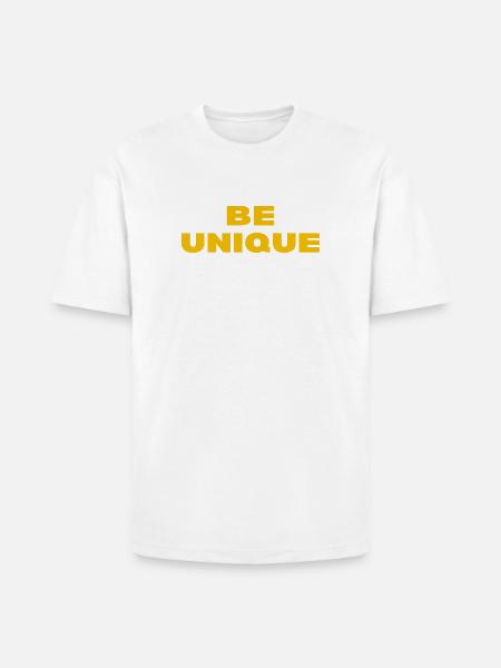 Be unique - Heavyweight Unisex T-Shirt HAMMER by Gildan - white