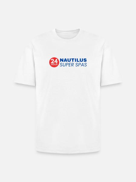 24-Hour Nautilus Super Spas - Vintage 1970s - Heavyweight Unisex T-Shirt HAMMER by Gildan - white