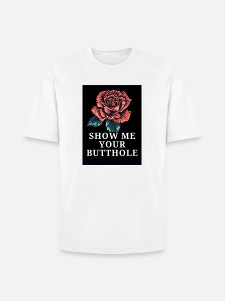 Rose Bold Text Statement - Heavyweight Unisex T-Shirt HAMMER by Gildan - white