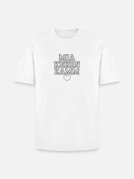 Mia Kehren Zamm Heart Tee - Heavyweight Unisex T-Shirt HAMMER by Gildan - white