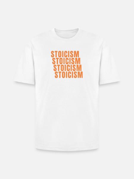 Stoicism : The Strength of Simplicity - Heavyweight Unisex T-Shirt HAMMER by Gildan - white