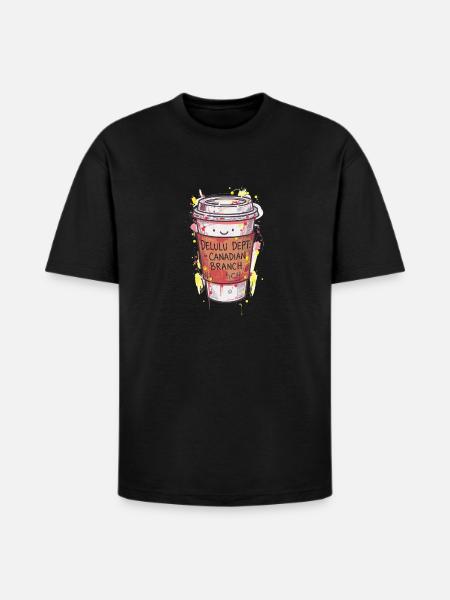 Delulu Dept Canadian Branch Cup - Heavyweight Unisex T-Shirt HAMMER by Gildan - black