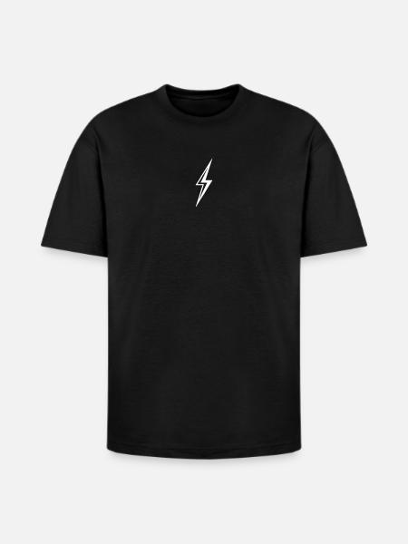 Lightning Bolt - Heavyweight Unisex T-Shirt HAMMER by Gildan - black