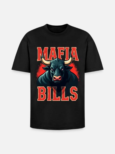 Mafia Bills - Heavyweight Unisex T-Shirt HAMMER by Gildan - black