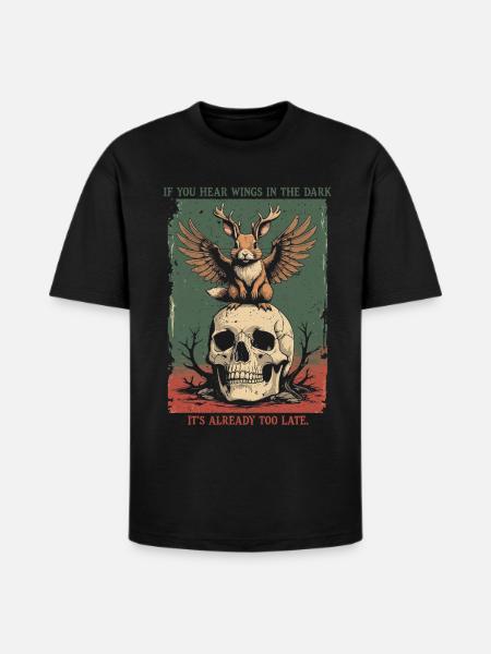 Wolpertinger Creature Mythological Creatures - Heavyweight Unisex T-Shirt HAMMER by Gildan - black