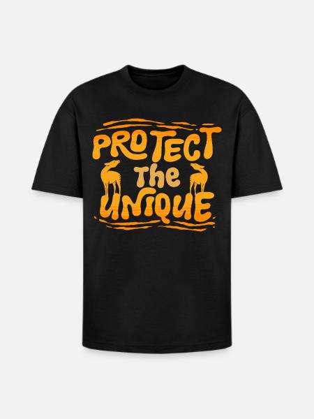 Okapi Protect The Unique - Heavyweight Unisex T-Shirt HAMMER by Gildan - black