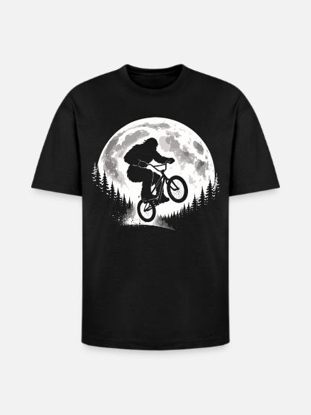 Bigfoot BMX Jump - Heavyweight Unisex T-Shirt HAMMER by Gildan - black