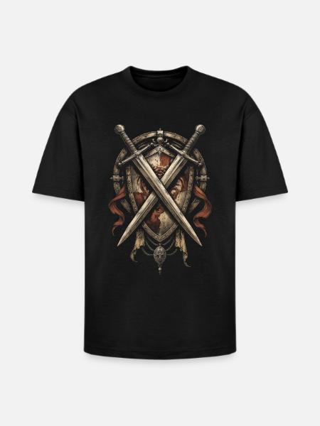 Ren Faire Medieval - Heavyweight Unisex T-Shirt HAMMER by Gildan - black