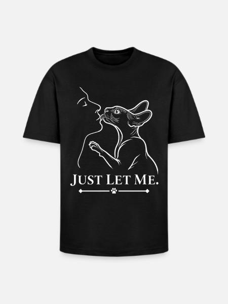 Affectionate Sphynx Cat - Heavyweight Unisex T-Shirt HAMMER by Gildan - black